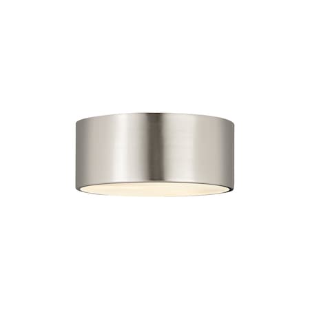 Z-Lite Harley 2 Light Flush Mount, Brushed Nickel 2302F2-BN